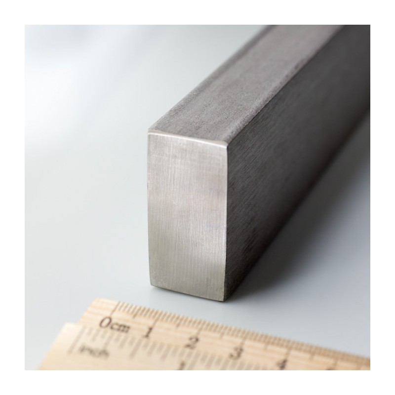Oţel inoxidabil plat (platbandă) 40 x 20 mm lungimea laminată 1 m - 1.4301