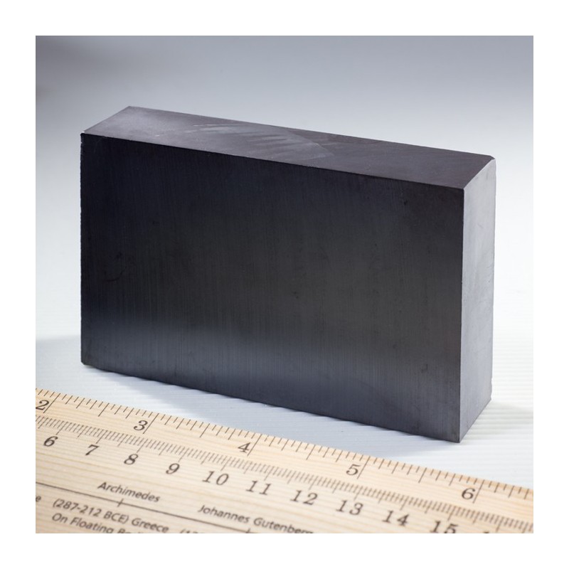 Magnet ferită bloc 100x60x25