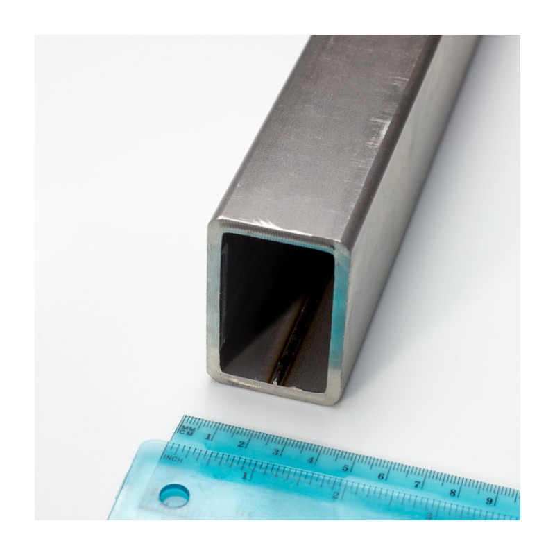 Țeavă inox 60x40x4 mm, lungime 1 m - 1.4301