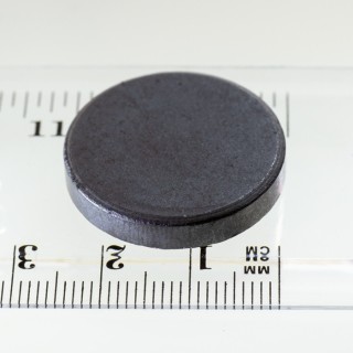 Magnet ferită cilindru diam.26x5