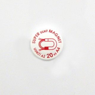 Magnet puternic în carcasă de plastic cu personalizare MAGNET SUPERPUTERNIC