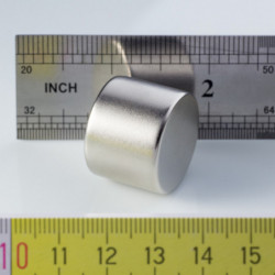 Magnet neodim cilindru cu diam.25,8x20 N 80 °C, VMM7-N42