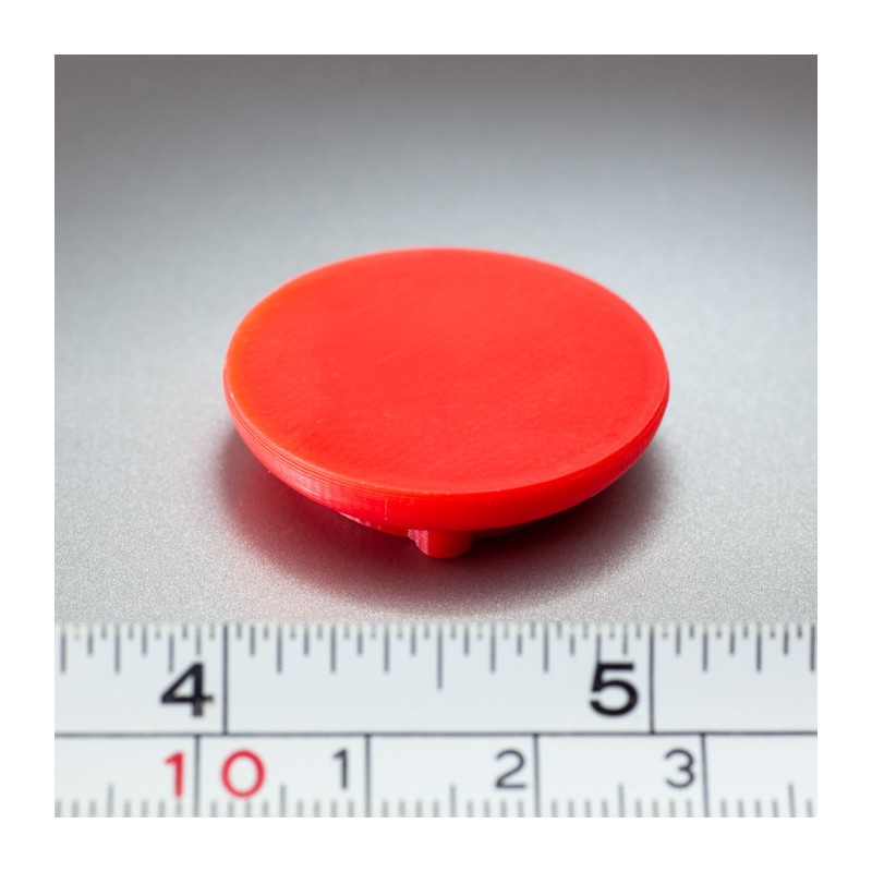 Magnet puternic în carcasă de plastic nepersonalizat - roșu
