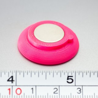 Magnet puternic în carcasă de plastic nepersonalizat - roz