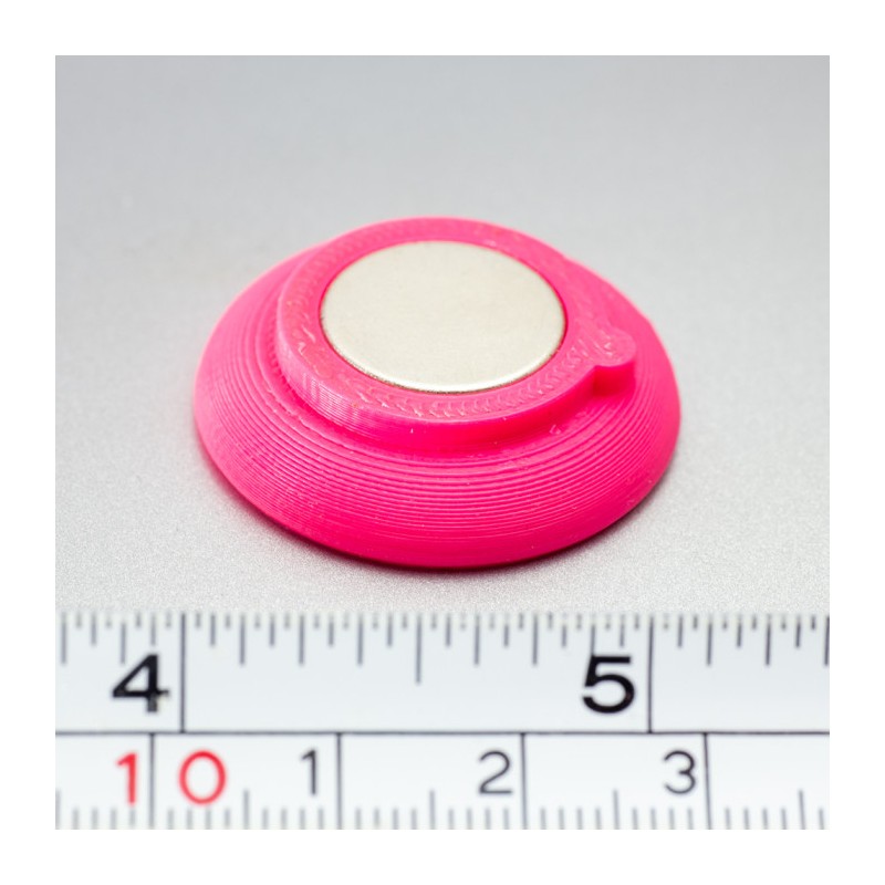 Magnet puternic în carcasă de plastic nepersonalizat - roz