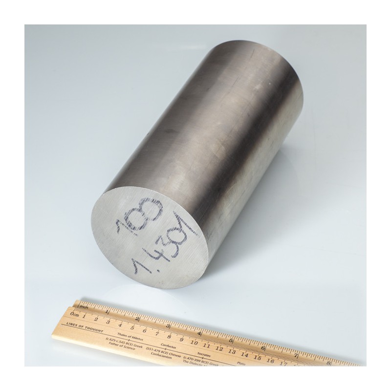 Oţel inoxidabil 1.4301 – rotund diam. de 100 mm, lungime de 0,350 m