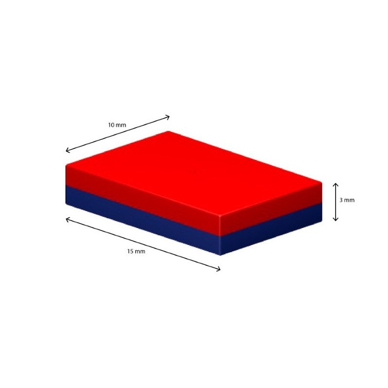 Magnet samariu bloc 15x10x3