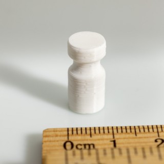 Magnet puternic în carcasă de plastic nepersonalizat - alb