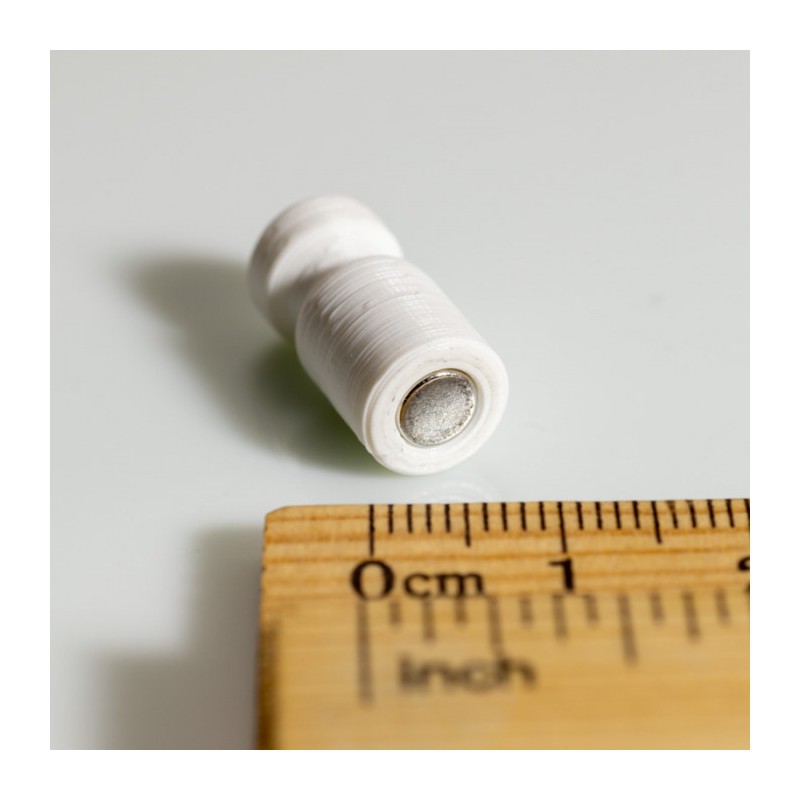 Magnet puternic în carcasă de plastic nepersonalizat - alb