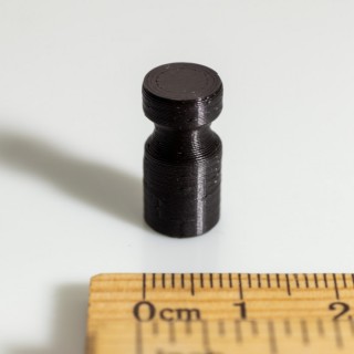 Magnet puternic în carcasă de plastic nepersonalizat - negru