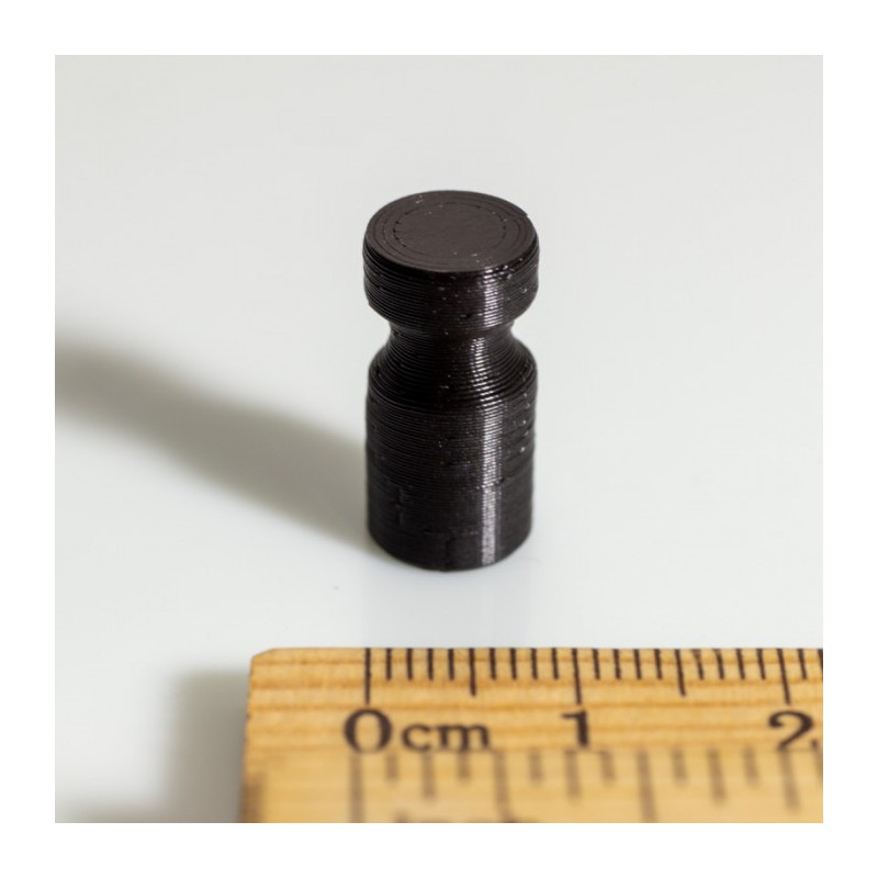 Magnet puternic în carcasă de plastic nepersonalizat - negru