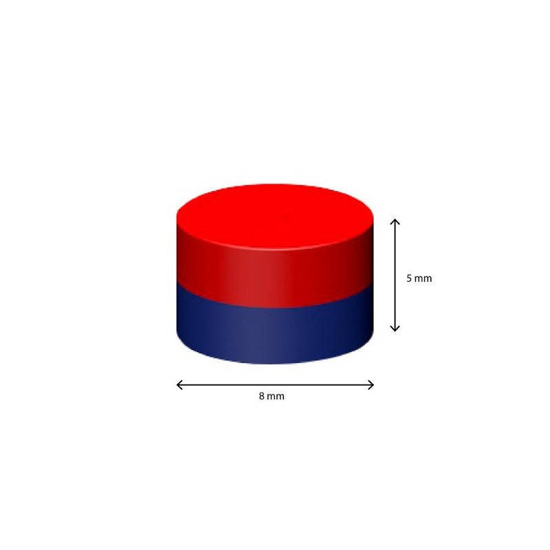 Magnet samariu cilindru diam.8x5
