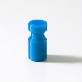 Magnet puternic în carcasă de plastic nepersonalizat - albastru