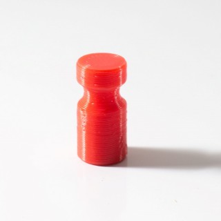 Magnet puternic în carcasă de plastic nepersonalizat - roșu