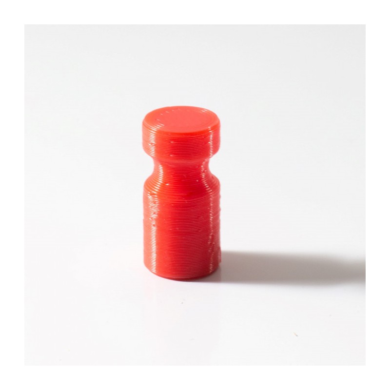 Magnet puternic în carcasă de plastic nepersonalizat - roșu