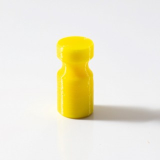 Magnet puternic în carcasă de plastic nepersonalizat - galben
