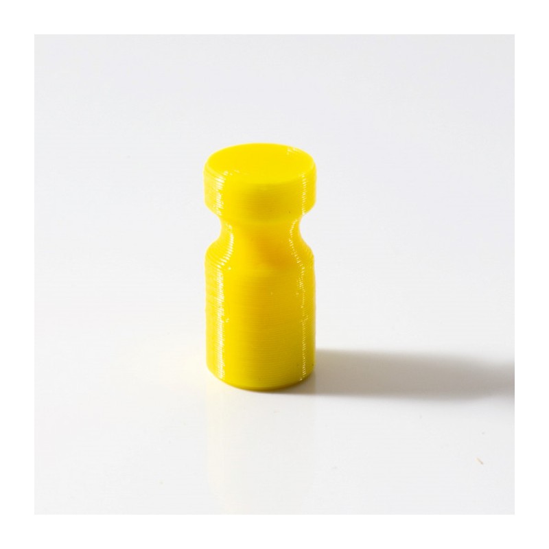 Magnet puternic în carcasă de plastic nepersonalizat - galben