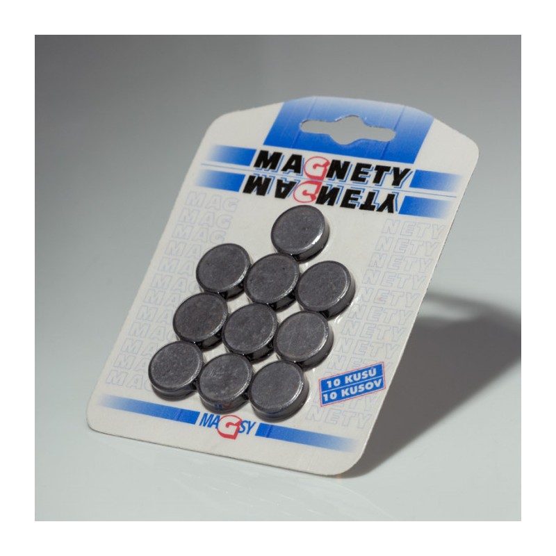 Set magneți de ferită ambalați diam.20x5 mm