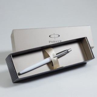 Pix PARKER cu logo MAGSY - alb