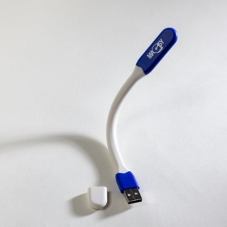 Lampă LED USB flexibilă, culoarea albastru închis