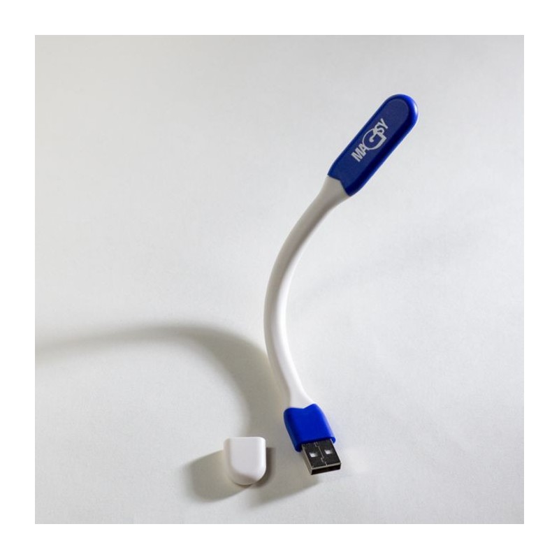 Lampă LED USB flexibilă, culoarea albastru închis