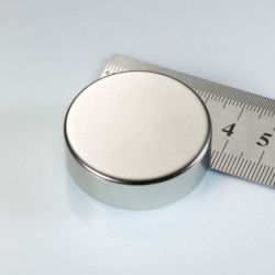 Magnet neodim cilindru cu diam.38x12 N 80 °C, VMM5-N38