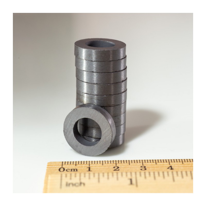 Set magneți de ferită ambalați diam.20,7xpr.12x4,5 mm