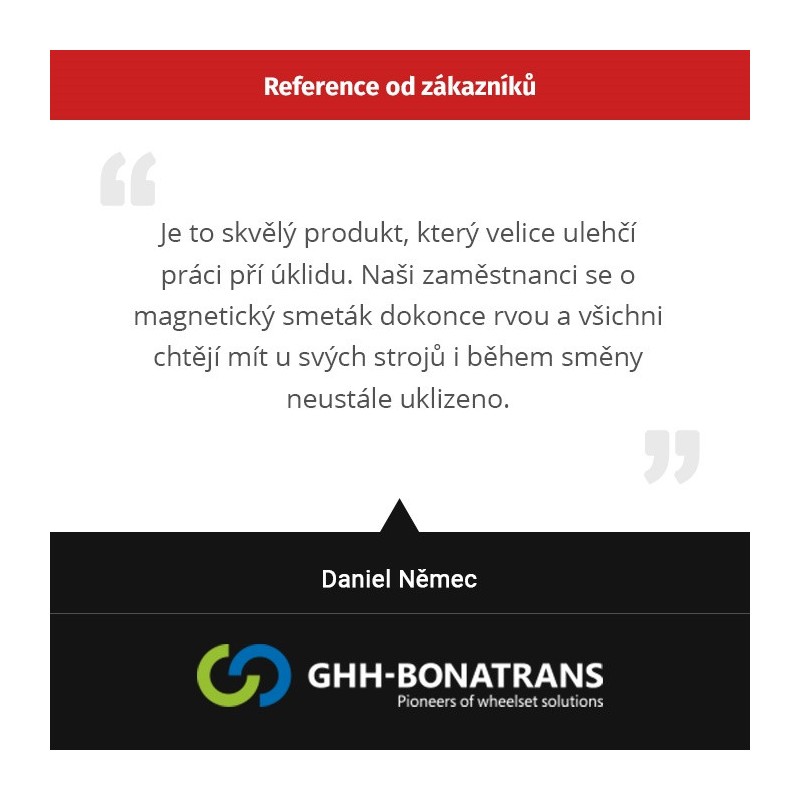 copy of Mătură magnetică cu magneți de ferită - model 1