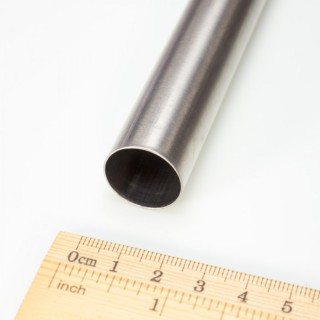 Ţeavă oţel inoxidabil diam. 20 x 0,5 mm cu pereţi subţiri, lungimea de 1 m - 1.4301