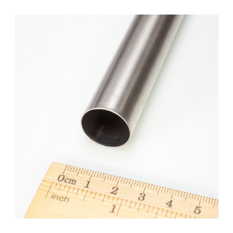 Ţeavă oţel inoxidabil diam. 20 x 0,5 mm cu pereţi subţiri, lungimea de 1 m - 1.4301