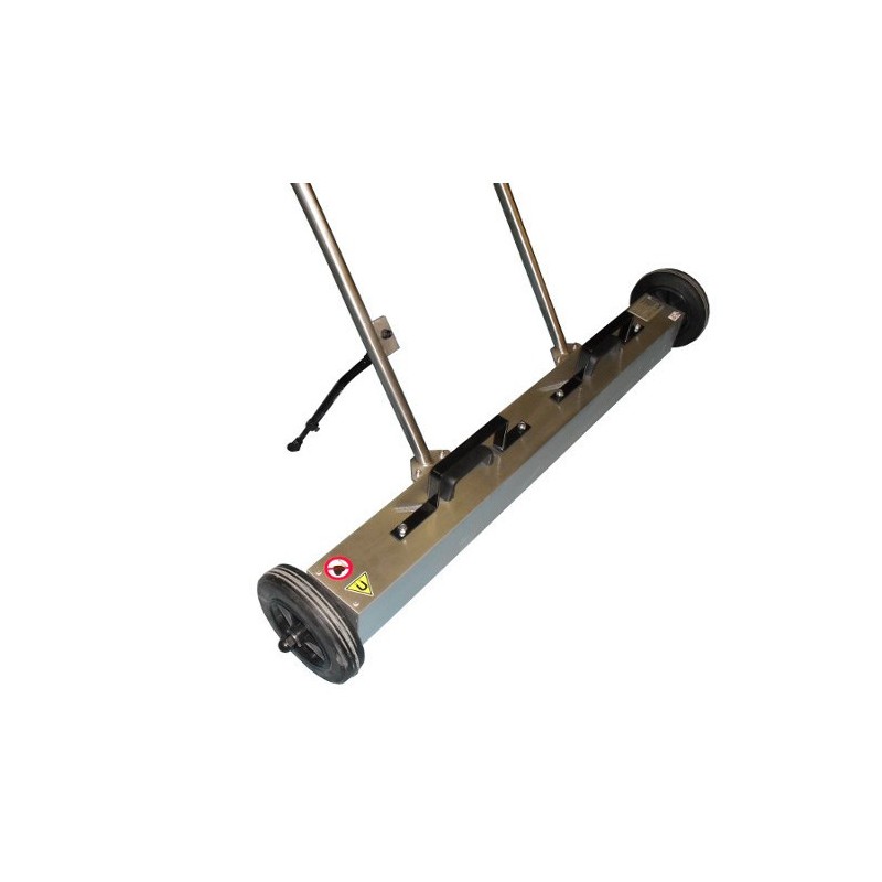 Mătură magnetică cu lățimea de 1000 mm cu magneți de ferită