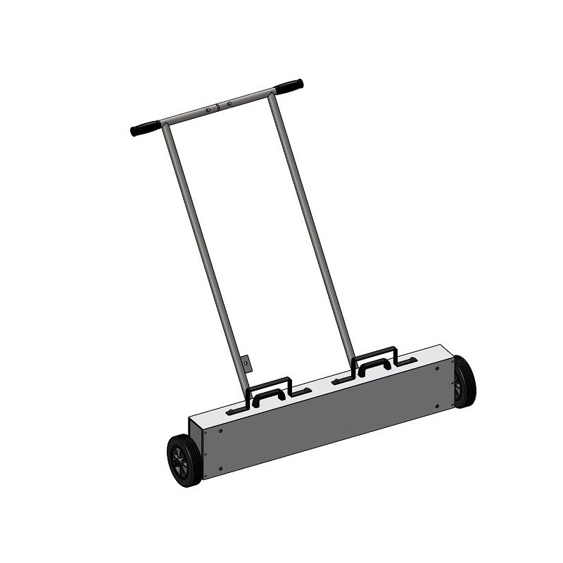Mătură magnetică cu lățimea de 1000 mm cu magneți neodim