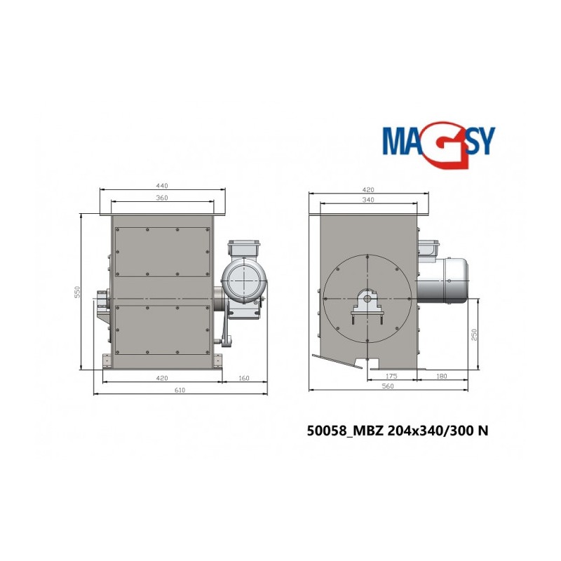 Tambur magnetic MBZ 204x340/300 N