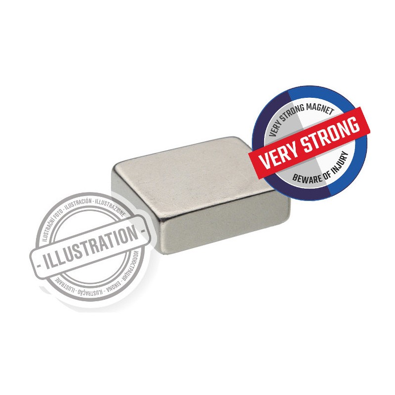Magnet neodim bloc 40x30x25 N 80 °C, VMM10