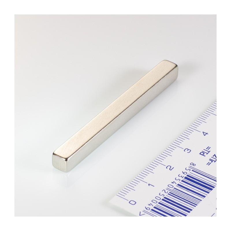 Magnet neodim bloc 60x6x6 N 150 °C, VMM1SH-N27SH