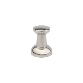 Magnet în carcasă metalică argintie