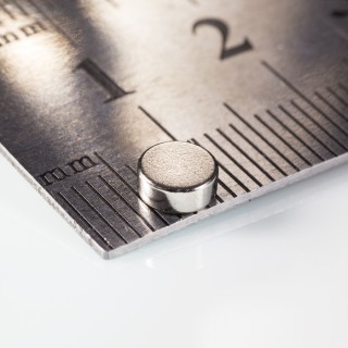 Magnet neodim cilindru cu diam.5x2 N 80 °C, VMM5