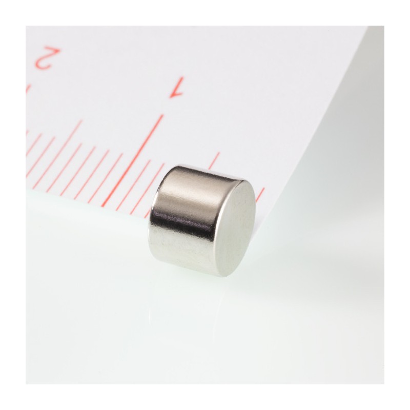 Magnet neodim cilindru cu diam.6,1x4,5 N 80 °C, VMM10-N50