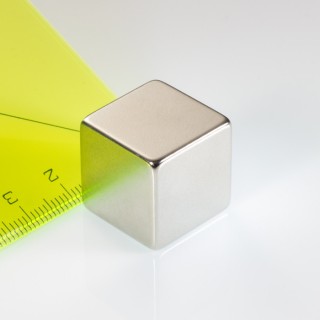 Magnet neodim bloc 20x20x20 N 80 °C, VMM4-N35