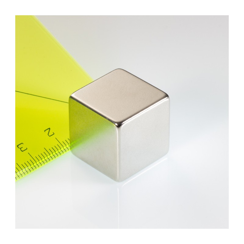Magnet neodim bloc 20x20x20 N 80 °C, VMM4-N35