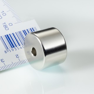 Magnet neodim inel cu diam.22,4x5,1x16 N 80 °C, VMM10-N50