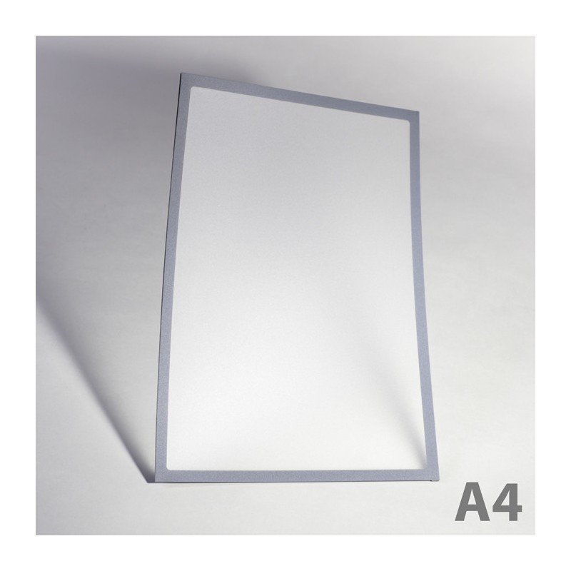 Buzunar magnetic A4 cu chenar gri
