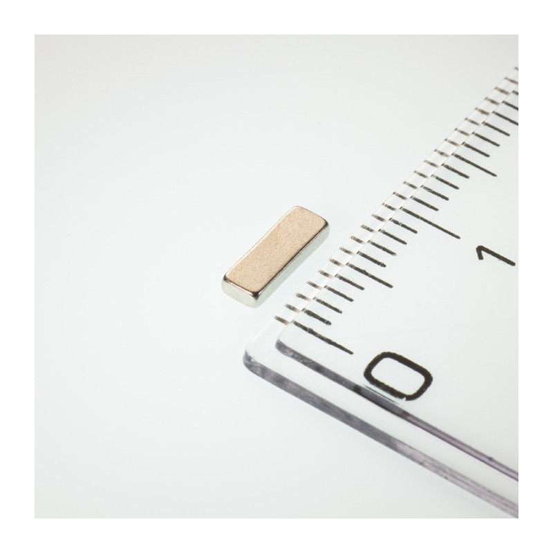 Magnet neodim bloc 6,8x2,3x1,2 N 80 °C, VMM5-N38