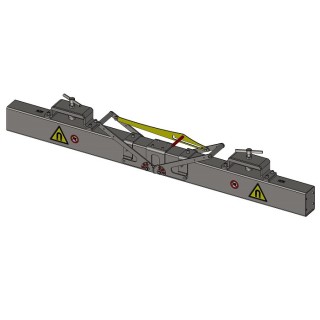 Mătură magnetică pentru stivuitor MM 1500 DM-UP F