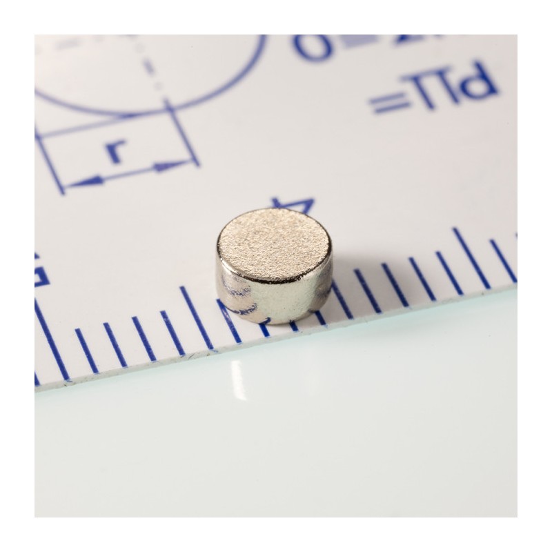 Magnet neodim cilindru cu diam.4x2 N 80 °C, VMM4-N35