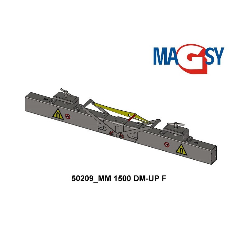 Mătură magnetică pentru stivuitor MM 1500 DM-UP F