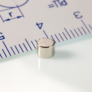 Magnet neodim cilindru cu diam.4x3 N 80 °C, VMM7-N42