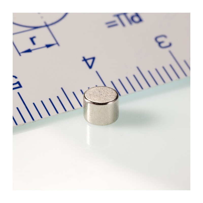 Magnet neodim cilindru cu diam.4x3 N 80 °C, VMM7-N42