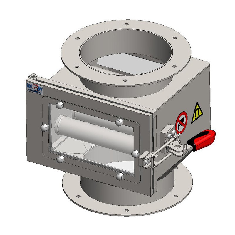 Separator magnetic cu grile MSV 150/5 VVM-P-1-80-TP-RP-D