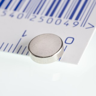 Magnet neodim cilindru cu diam.7x2 N 80 °C, VMM10-N50